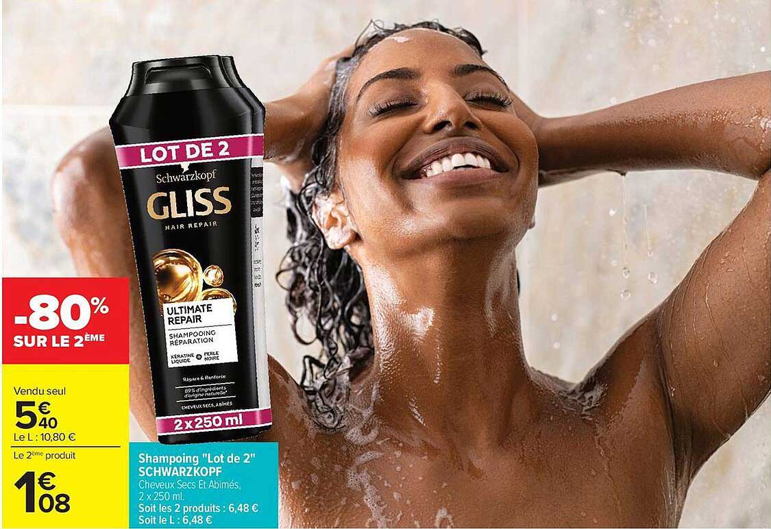 Shampooing "Lot de 2" SCHWARZKOPF
