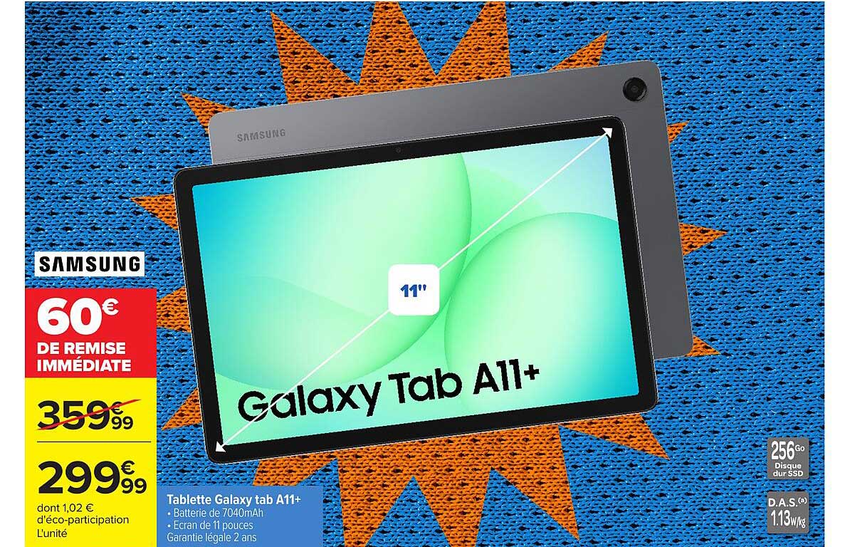 Tablette Galaxy tab A11+