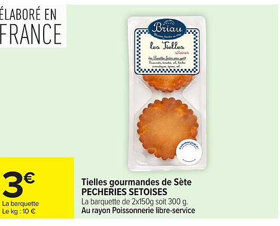 Tielle gourmandes de Sète PECHERIES SETOISES