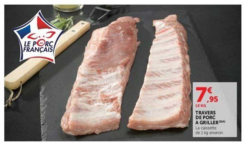 TRAVERS DE PORC A GRILLER (DHA)