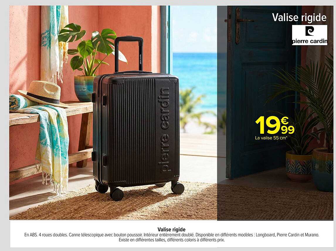 Valise rigide pierre cardin