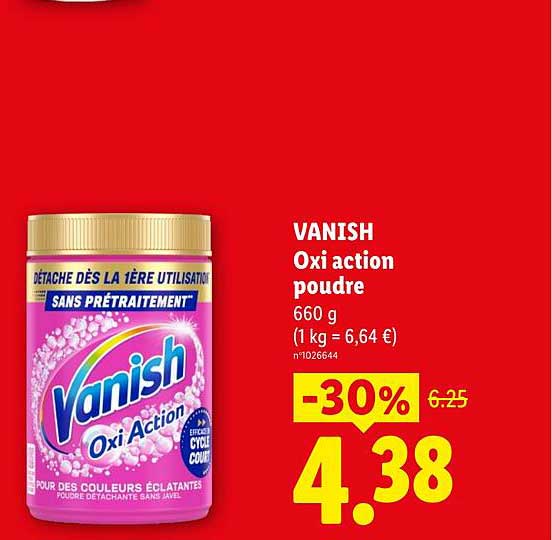 VANISH Oxi action poudre 660 g