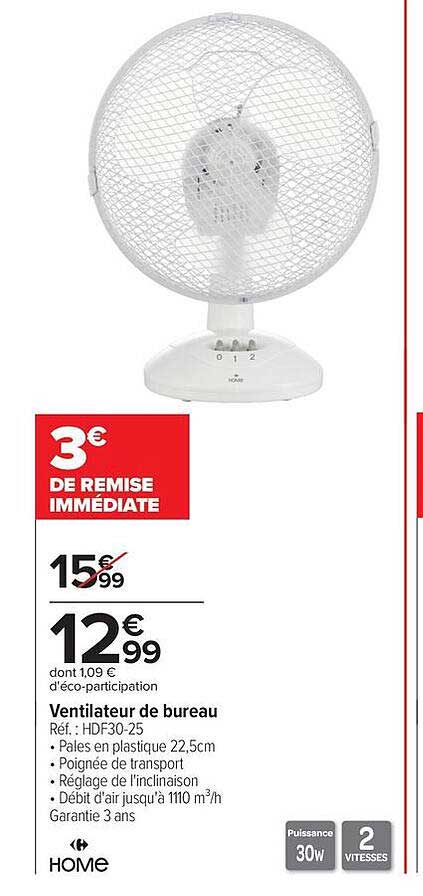 Ventilateur de bureau