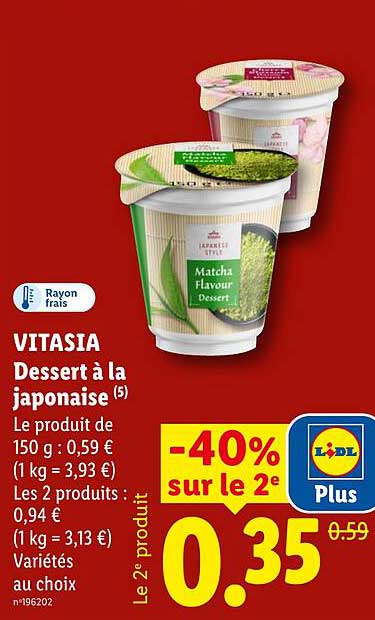 VITASIA Dessert à la japonaise