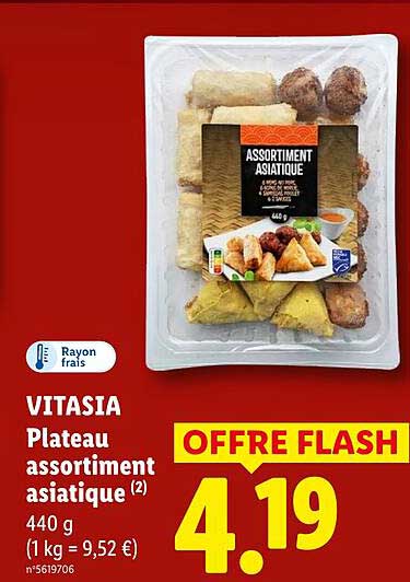 VITASIA Plateau assortiment asiatique (2) 440 g