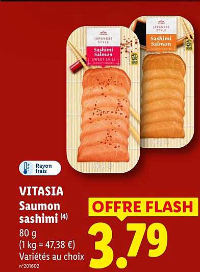 VITASIA Saumon sashimi