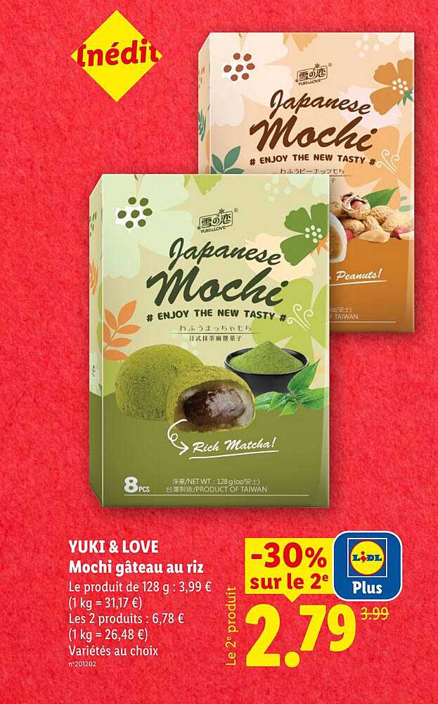 YUKI & LOVE Mochi gâteau au riz