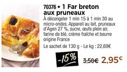 1 Far breton aux prunes