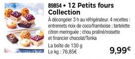 12 Petits fours Collection