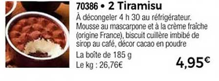2 Tiramisu