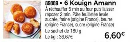 6 Kouign Amann