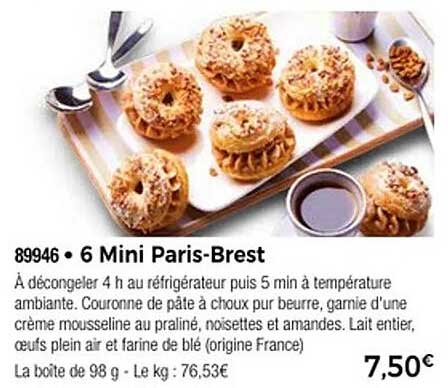 6 Mini Paris-Brest