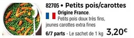 82705 • Petits pois/carottes
