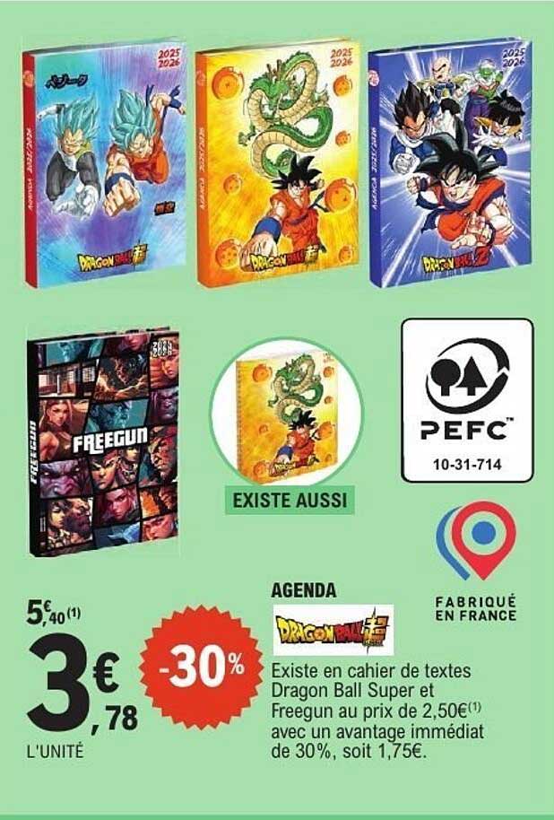 Agenda Dragon Ball -30%