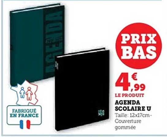 AGENDA SCOLAIRE U