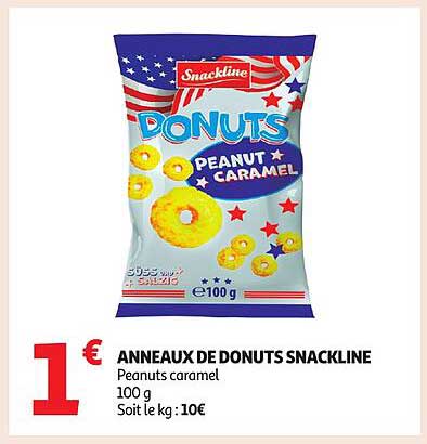 ANNEAUX DE DONUTS SNACKLINE