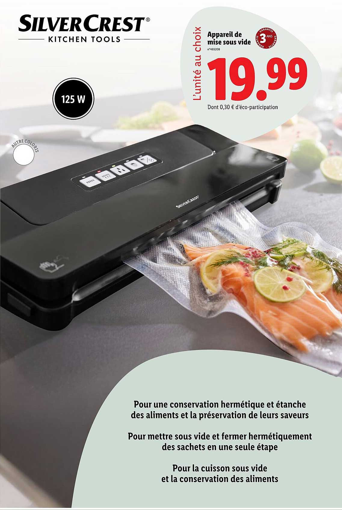 Appareil de mise sous vide