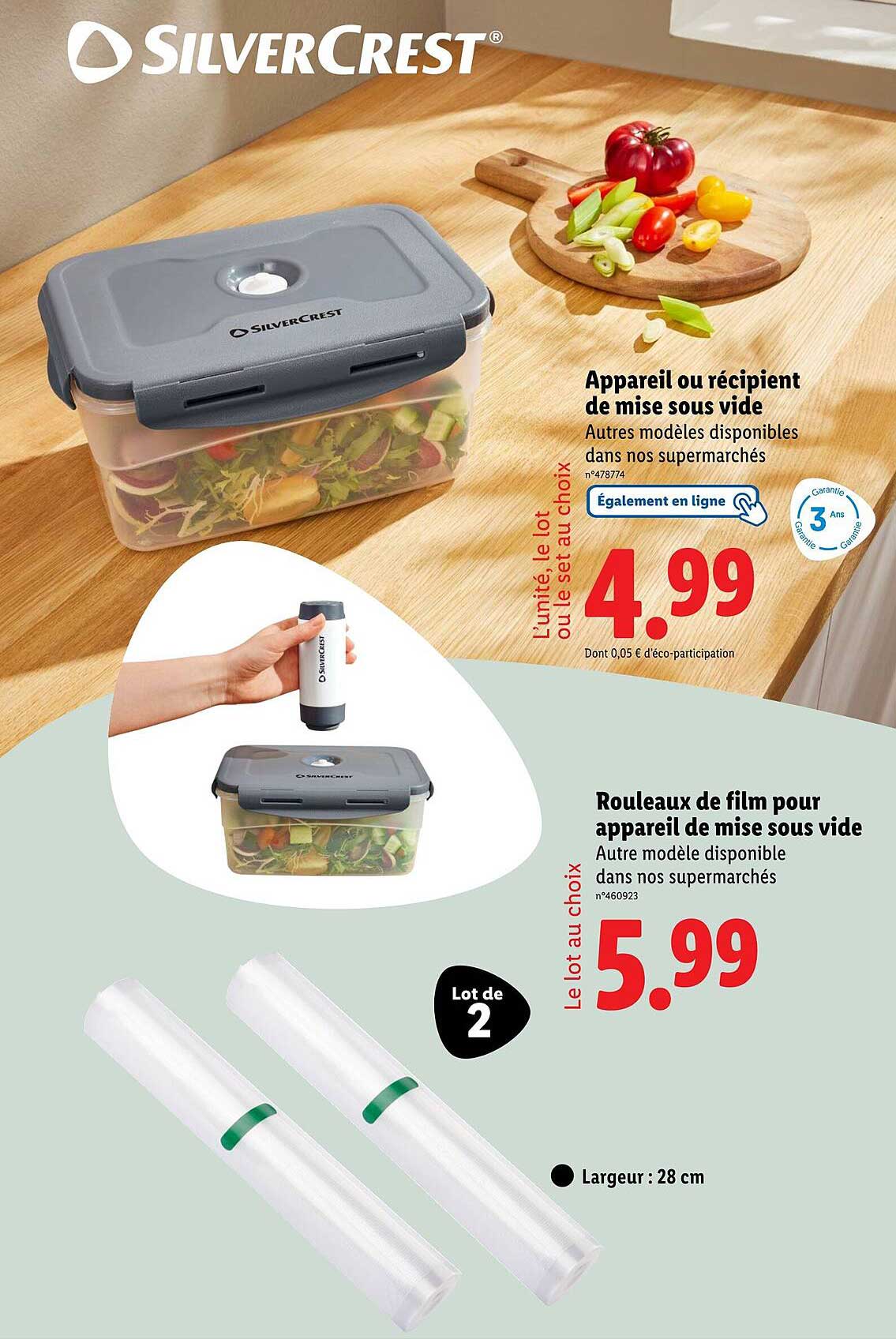 Appareil ou récipient de mise sous vide