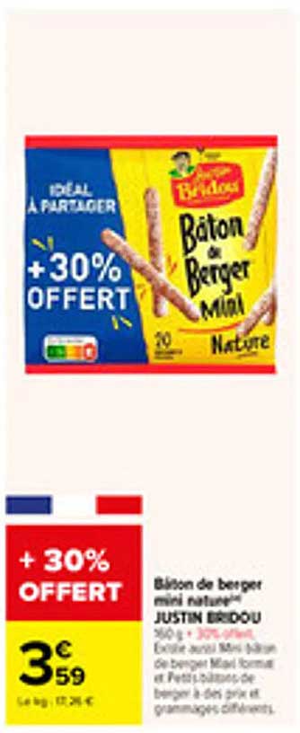 Bâton de berger mini nature*
