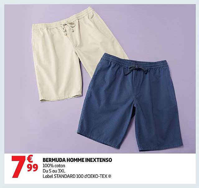 BERMUDA HOMME INEXTENSO