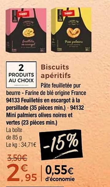 Biscuits apéritifs