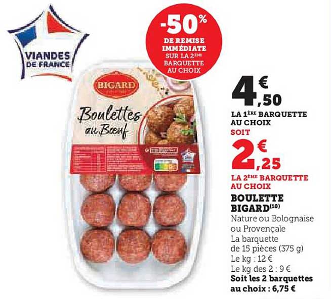 BOULETTES BIGARD