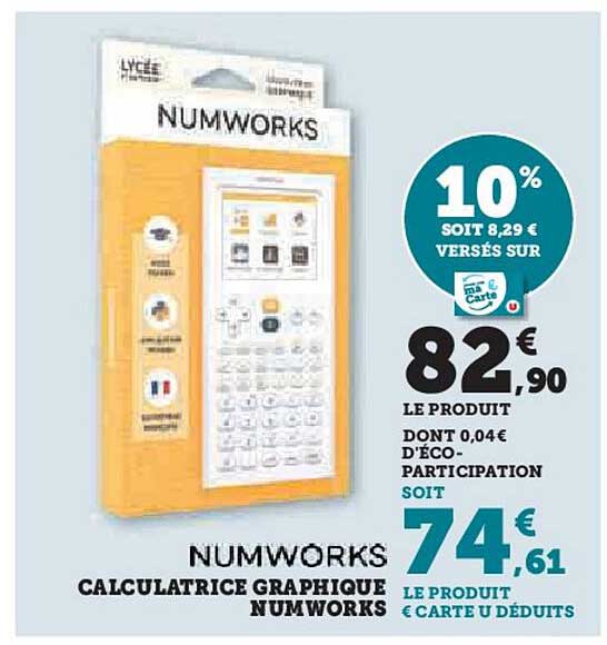 CALCULATRICE GRAPHIQUE NUMWORKS