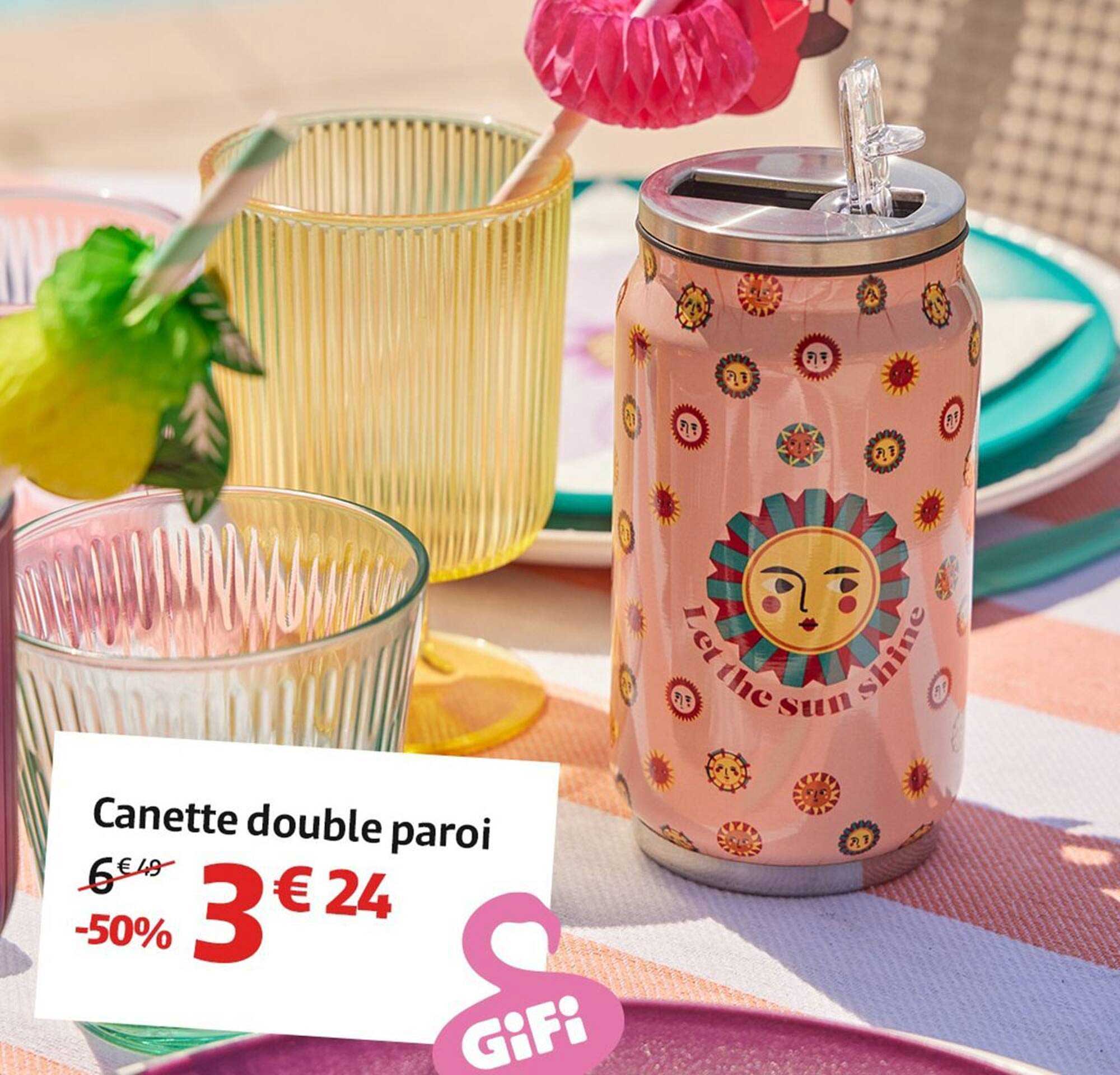 Canette double paroi