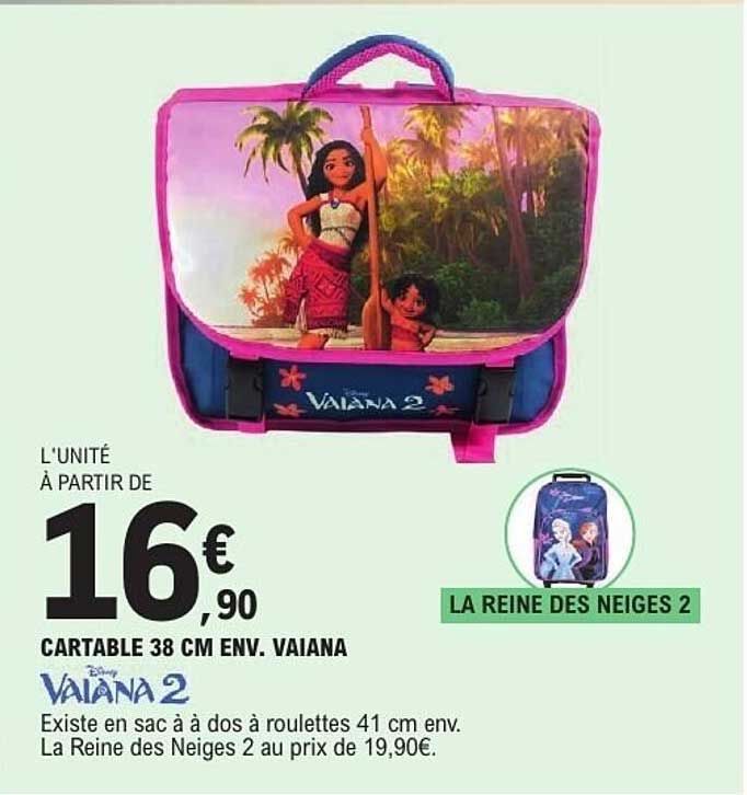 CARTABLE 38 CM ENV. VAÏANA
