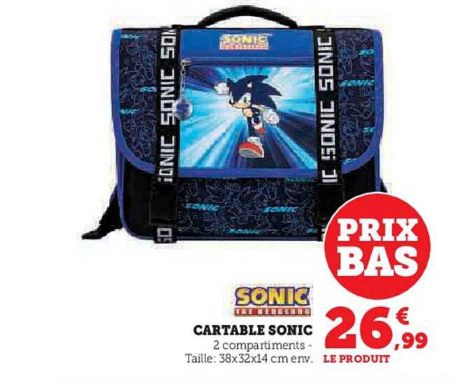 CARTABLE SONIC
