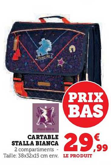CARTABLE STALLA BIANCA