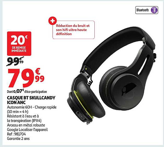 CASQUE BT SKULLCANDY ICON ANC