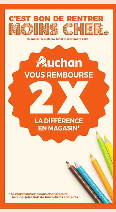 C’EST BON DE RENTRER MOINS CHER.