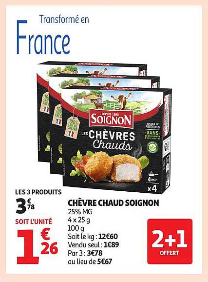 CHÈVRE CHAUD SOIGNON