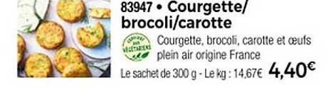 Courgette/brocoli/carotte