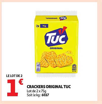CRACKERS ORIGINAL TUC