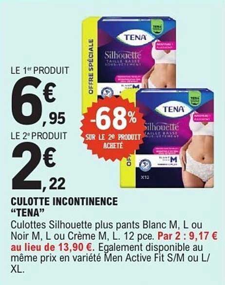 CULOTTE INCONTINENCE “TENA”