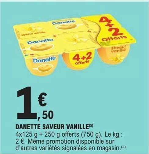DANETTE SAVEUR VANILLE