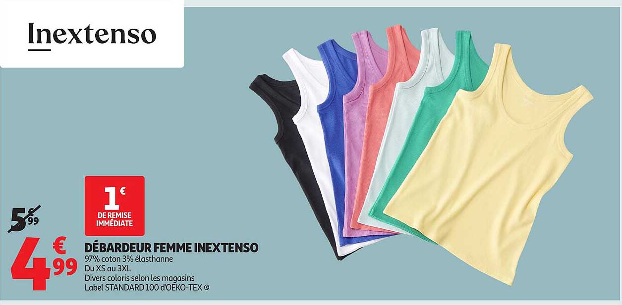 DÉBARDEUR FEMME INEXTENSO