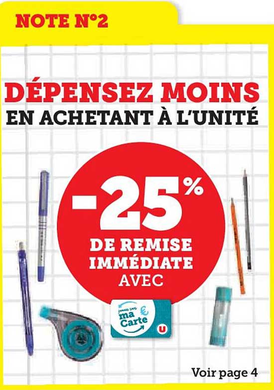 DÉPENSEZ MOINS EN ACHETANT À L’UNITÉ