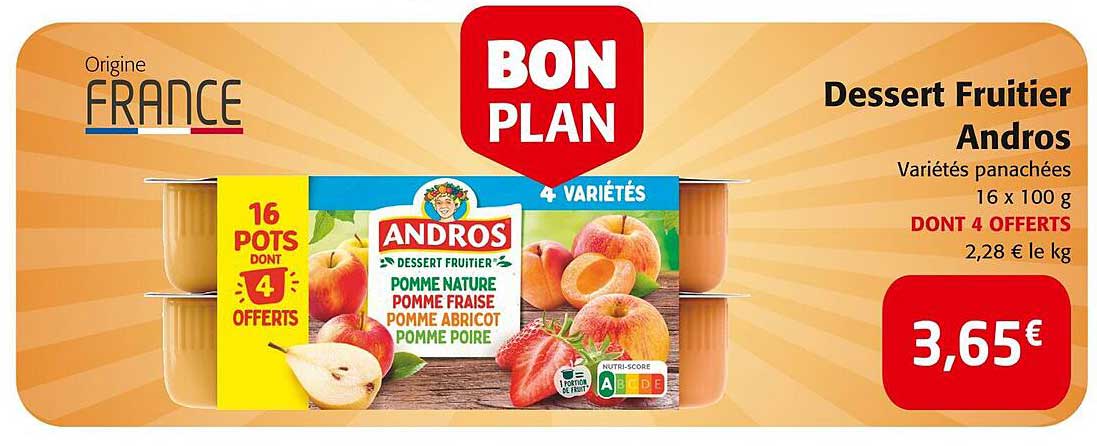 Dessert Fruiter Andros