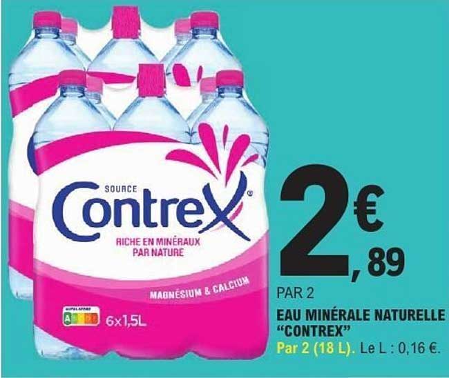 EAU MINÉRALE NATURELLE “CONTREX”