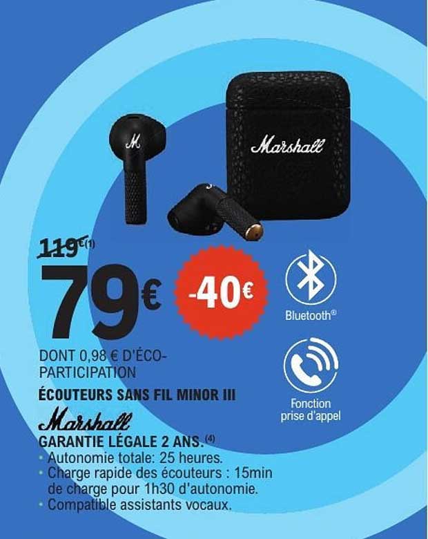 ÉCOUTEURS SANS FIL MINOR III