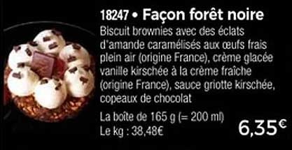Façon forêt noire