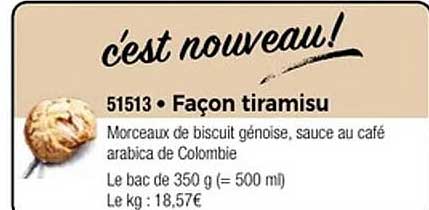 Façon tiramisù