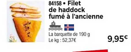 Filet de haddock fumé à l’ancienne