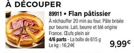 Flan pâtissier