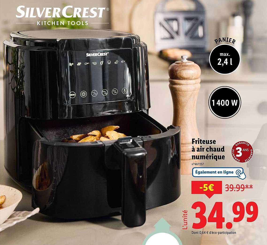 Friteuse à air chaud numérique