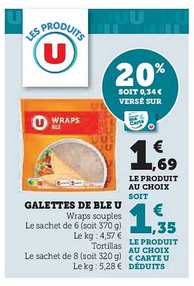 GALETTES DE BLE U