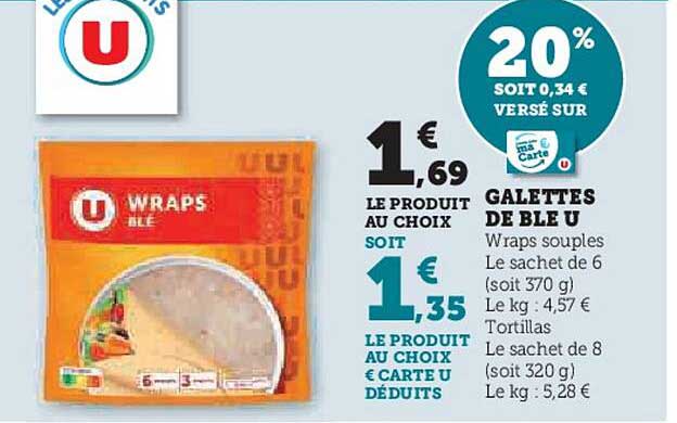 GALETTES DE BLE U